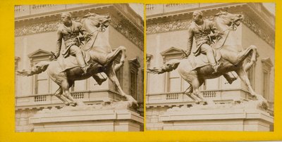 Statue von General Sir James Outram, für Kalkutta, jetzt in Waterloo Place, von J H Foley, RA von English Photographer